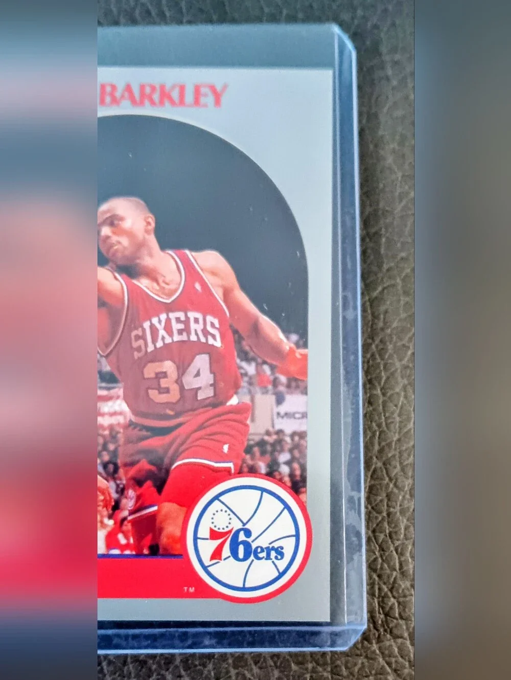 1990 NBA Hoops CHARLES BARKLEY #225 Basketball Card Philadelphia 76ers